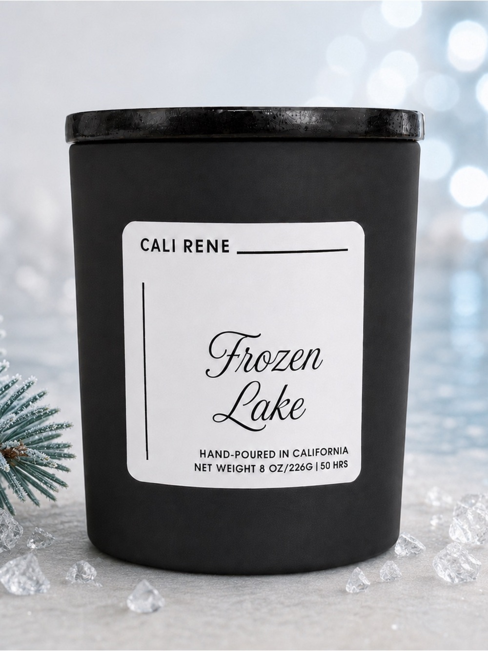 Frozen Lake Coconut Wax Candle 8 oz